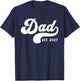 Dad Est 2027 New Dad 2027 Dad to Be Loading 2027 Fathers Day T-Shirt - T-Shirt | Navy