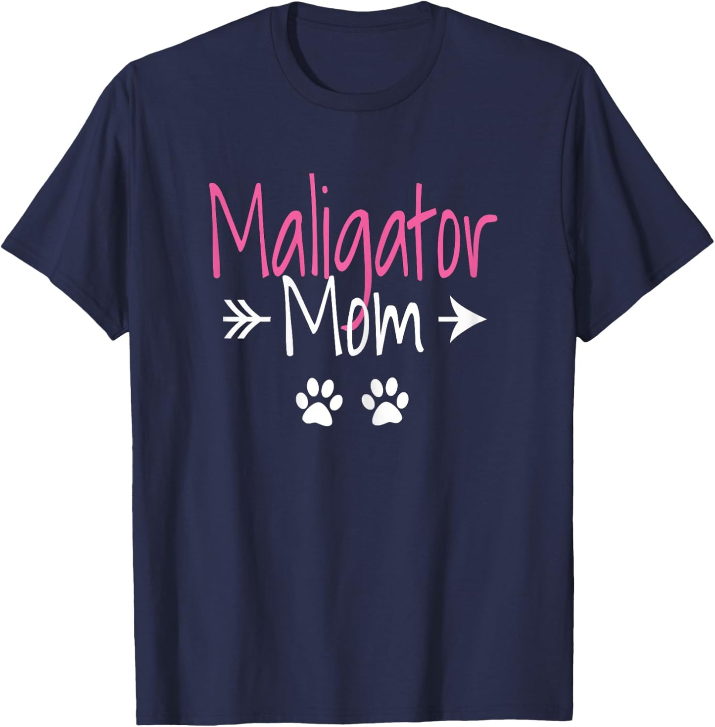 Maligator Mom Funny Belgian Malinois Dog Lover T-Shirt - T-Shirt | Navy