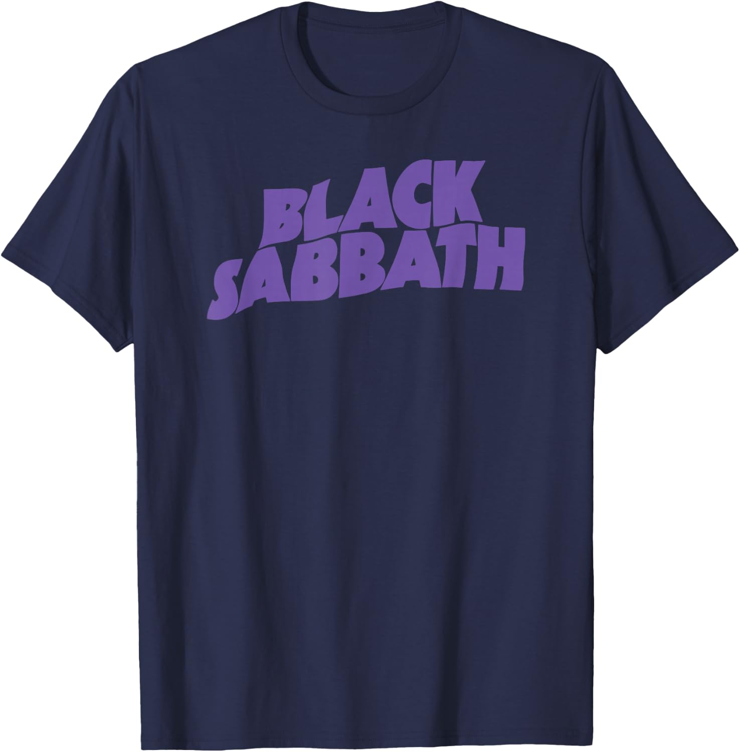 Black Sabbath Purple Logo T-Shirt - T-Shirt | Navy