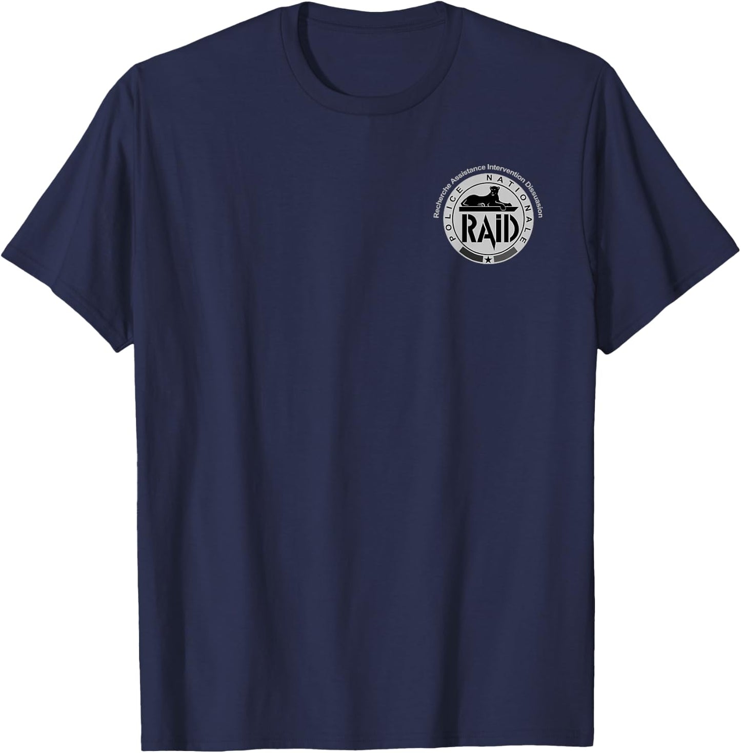 French Special Forces Police Gendarmerie RAID T-Shirt - T-Shirt | Navy