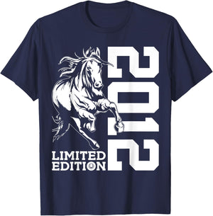 Riding 13th Birthday Horse Limited Edition 2012 Rider T-Shirt - T-Shirt | Navy