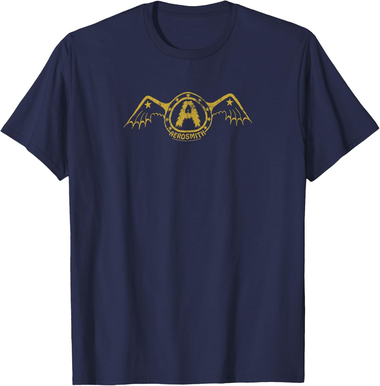 Aerosmith - Golden Wings T-Shirt - T-Shirt | Navy