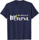 You Had Me At Mimosas Funny Women's Drinking T-Shirt - T-Shirt | Navy