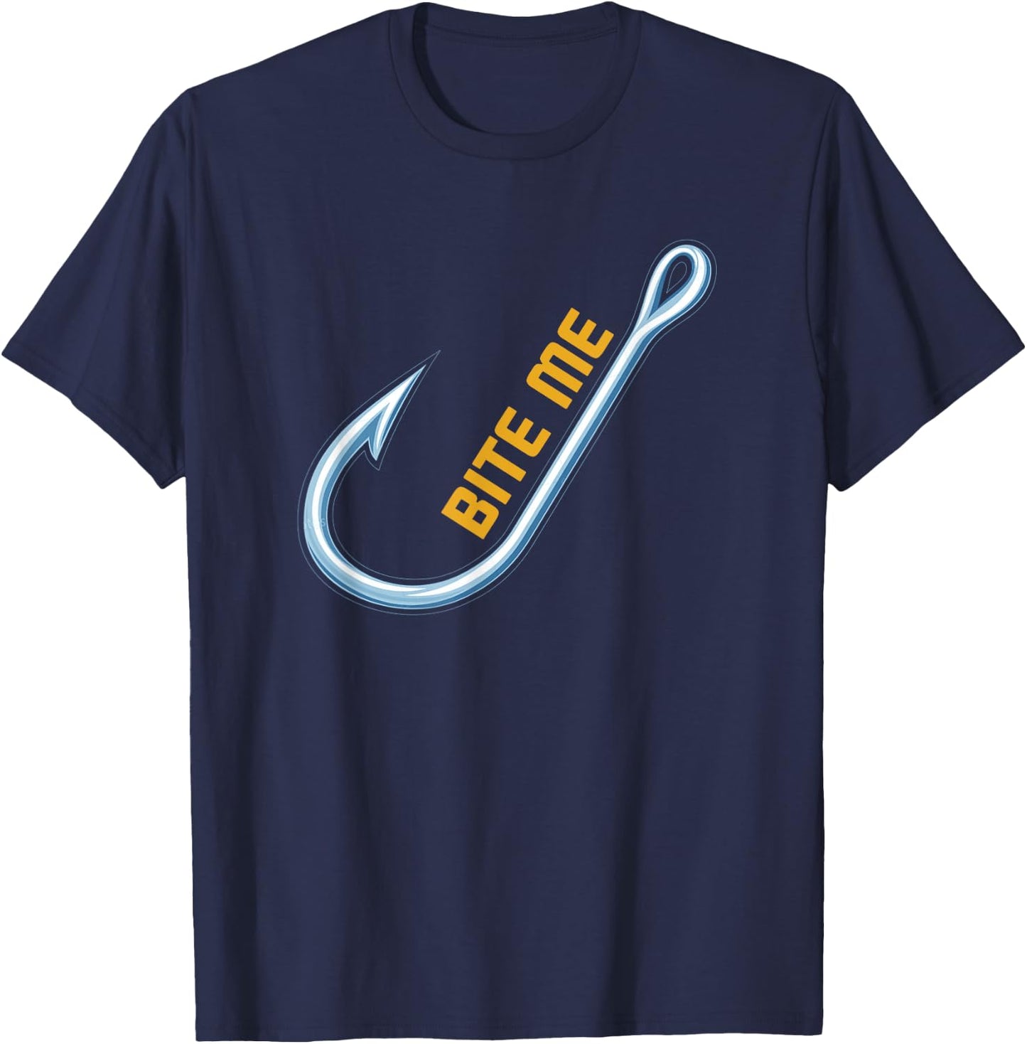 Bite Me Fishing T Shirt T-Shirt - T-Shirt | Navy