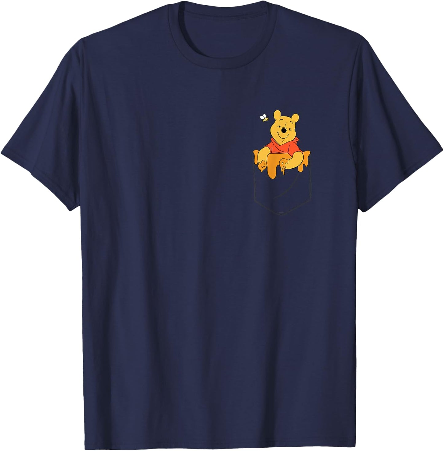 Disney Winnie the Pooh Hunny in My Pocket , black T-Shirt - T-Shirt | Navy