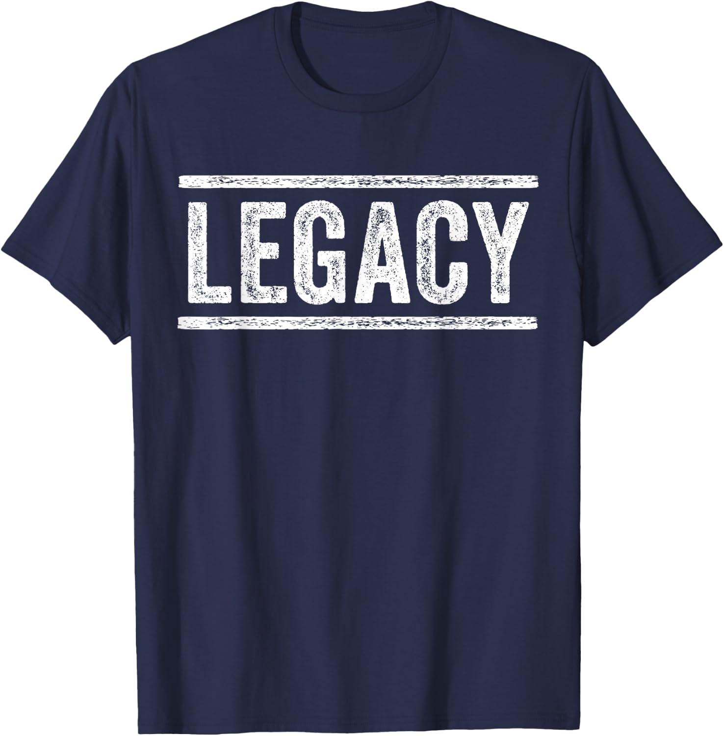 Legacy Legend Matching Father Son Funny Saying Vintage T-Shirt - T-Shirt | Navy