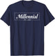 Millennial Established 1986 Birth Year T-Shirt - T-Shirt | Navy