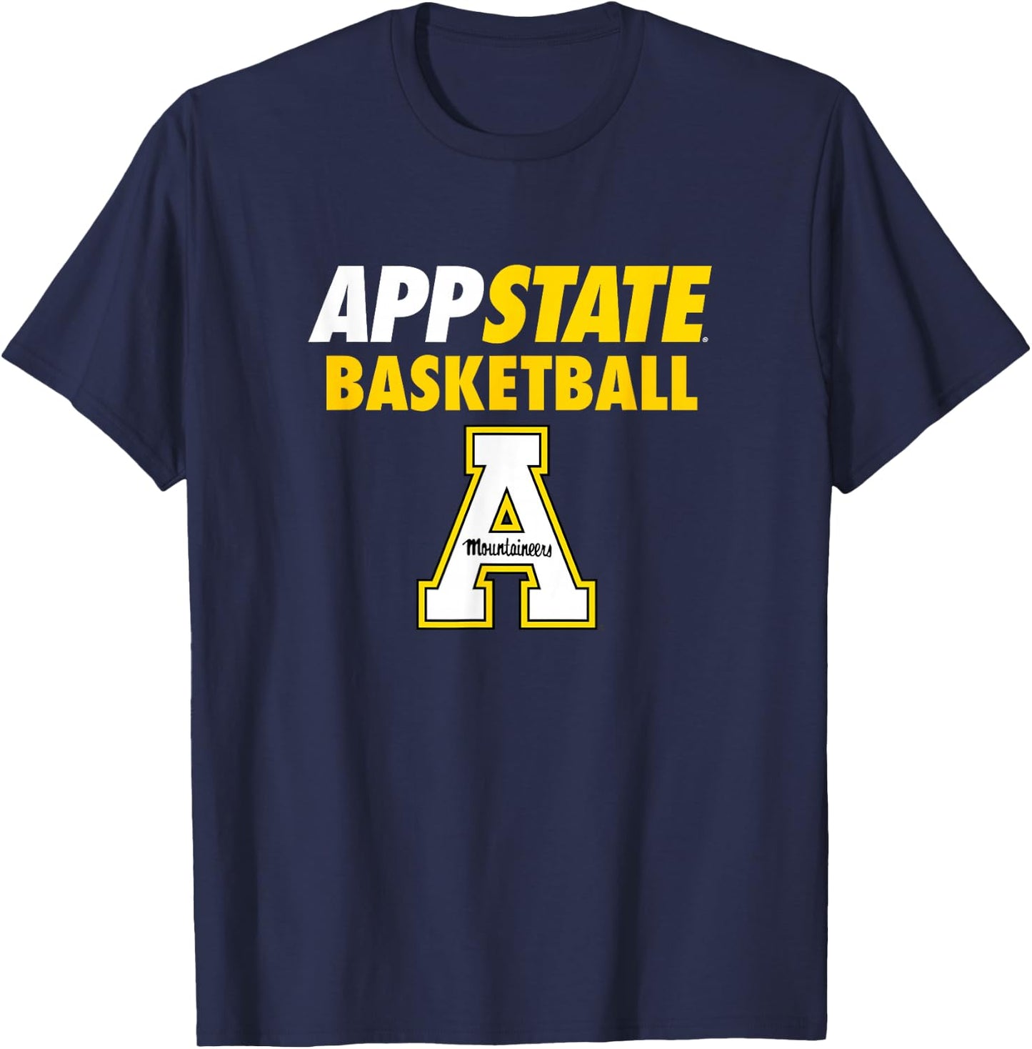 App State Basketball Mountaineers Sports Fan T-Shirt - T-Shirt | Navy