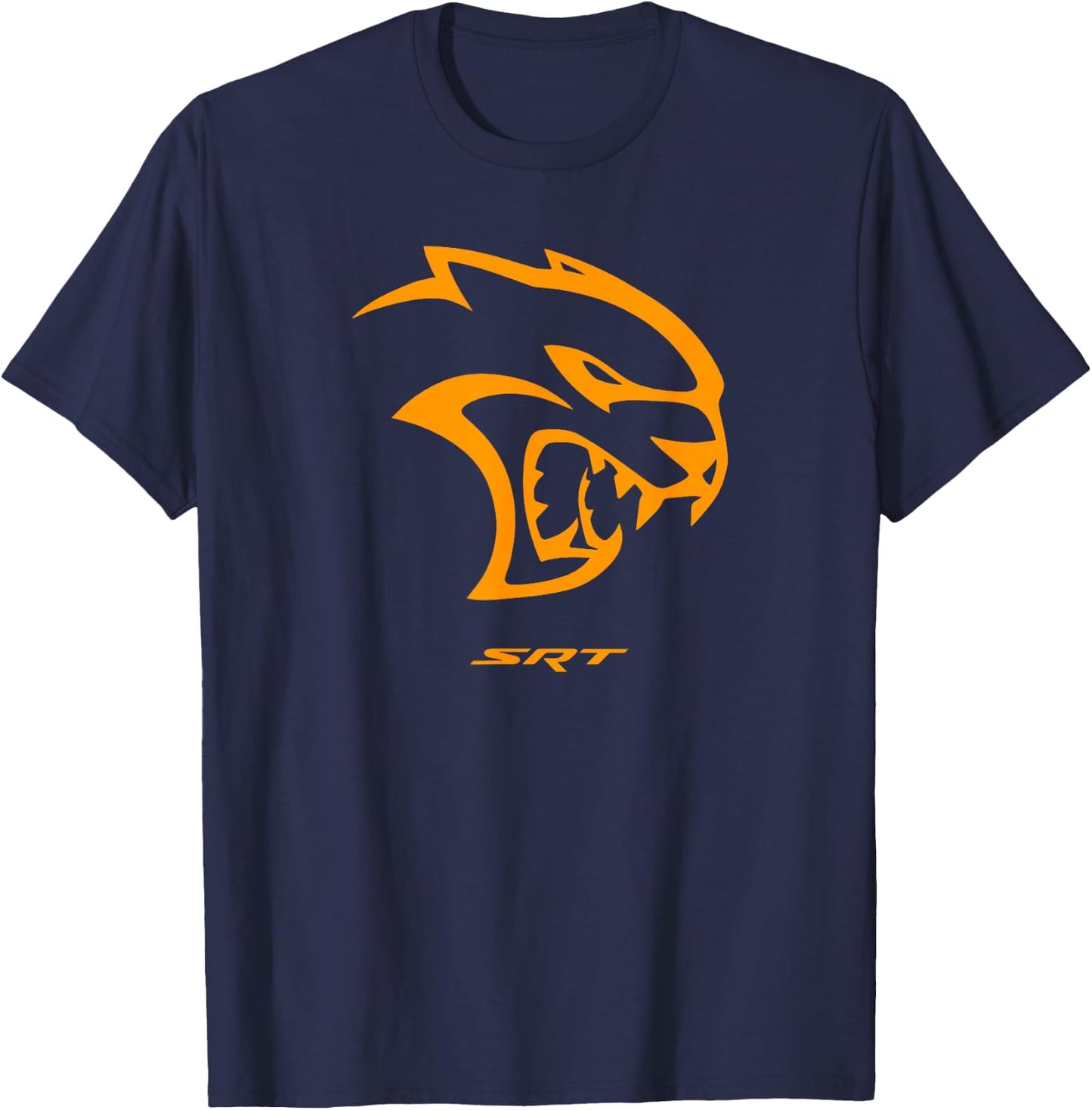 Dodge Hellcat Orange T-Shirt - T-Shirt | Navy