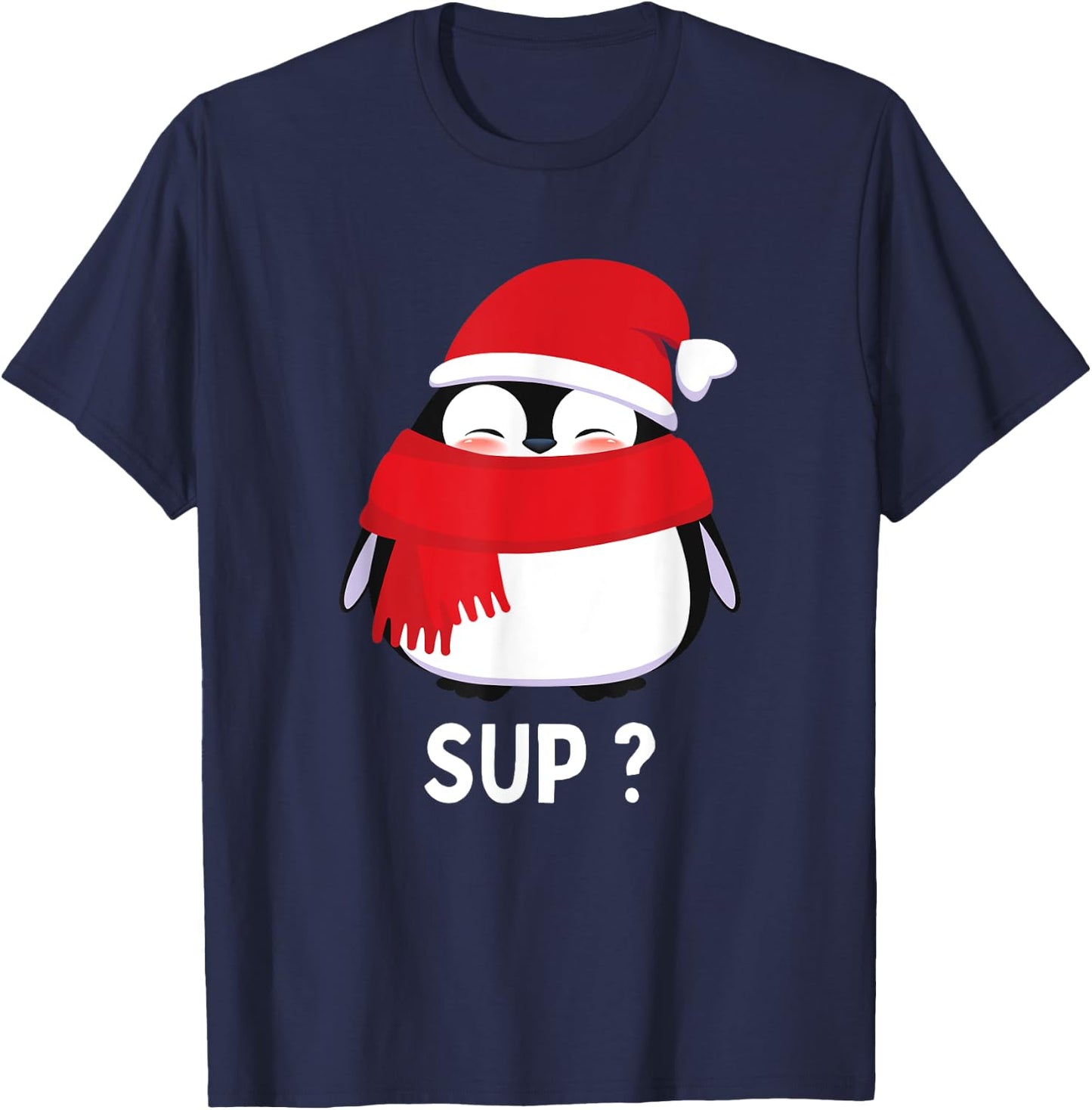 Penguin Winter T-Shirt - T-Shirt | Navy
