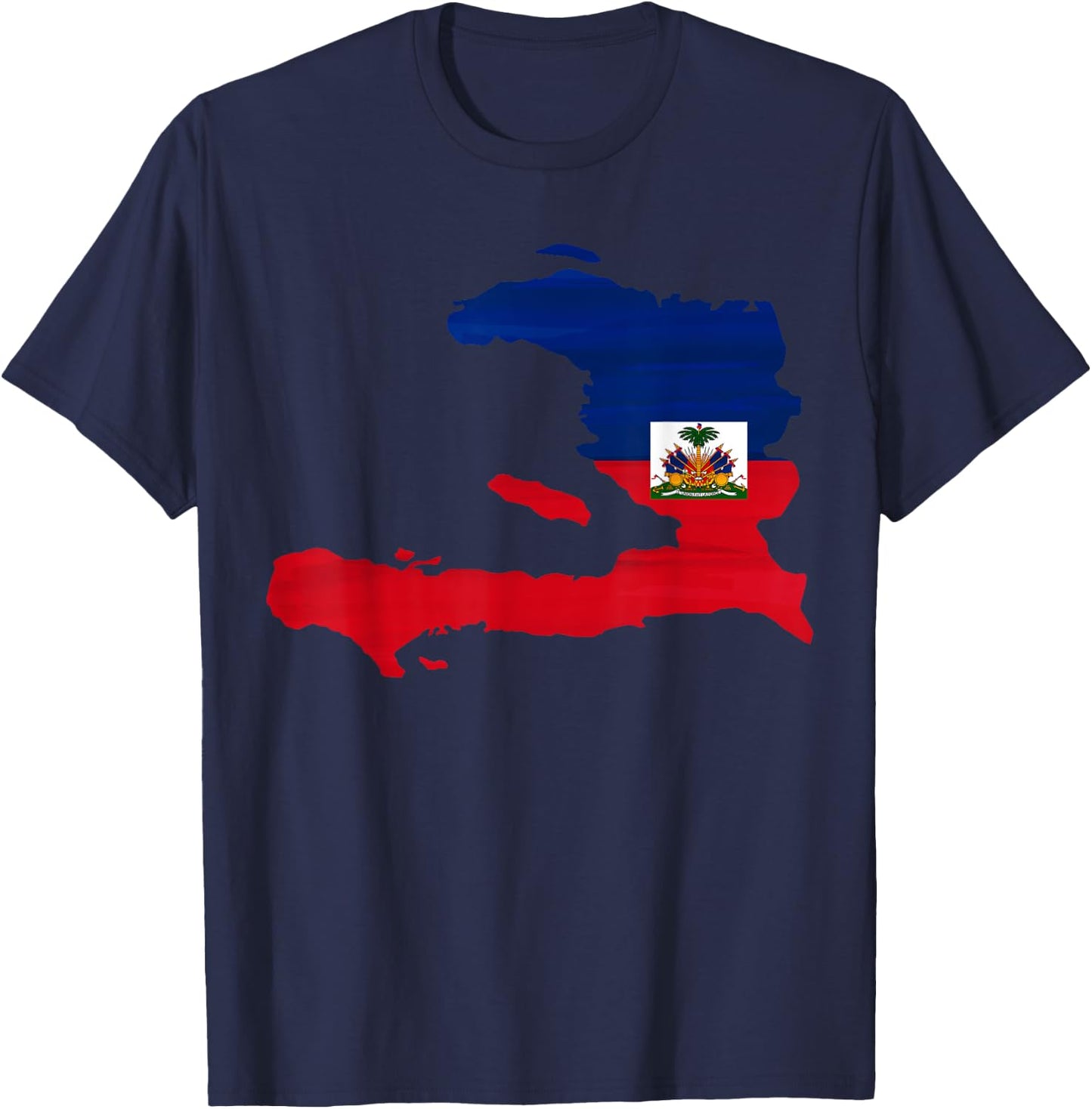 Haiti Flag T-Shirt - T-Shirt | Navy
