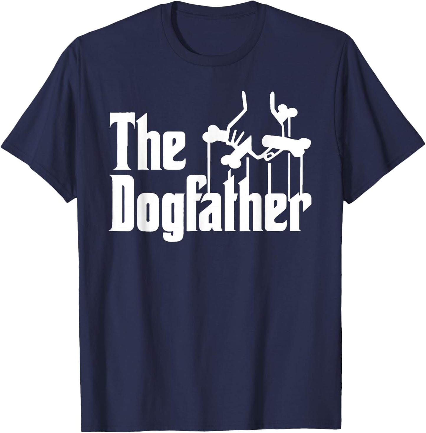 The DogFather - Herren - Schwarz - Cartoon - S T-Shirt - T-Shirt | Navy