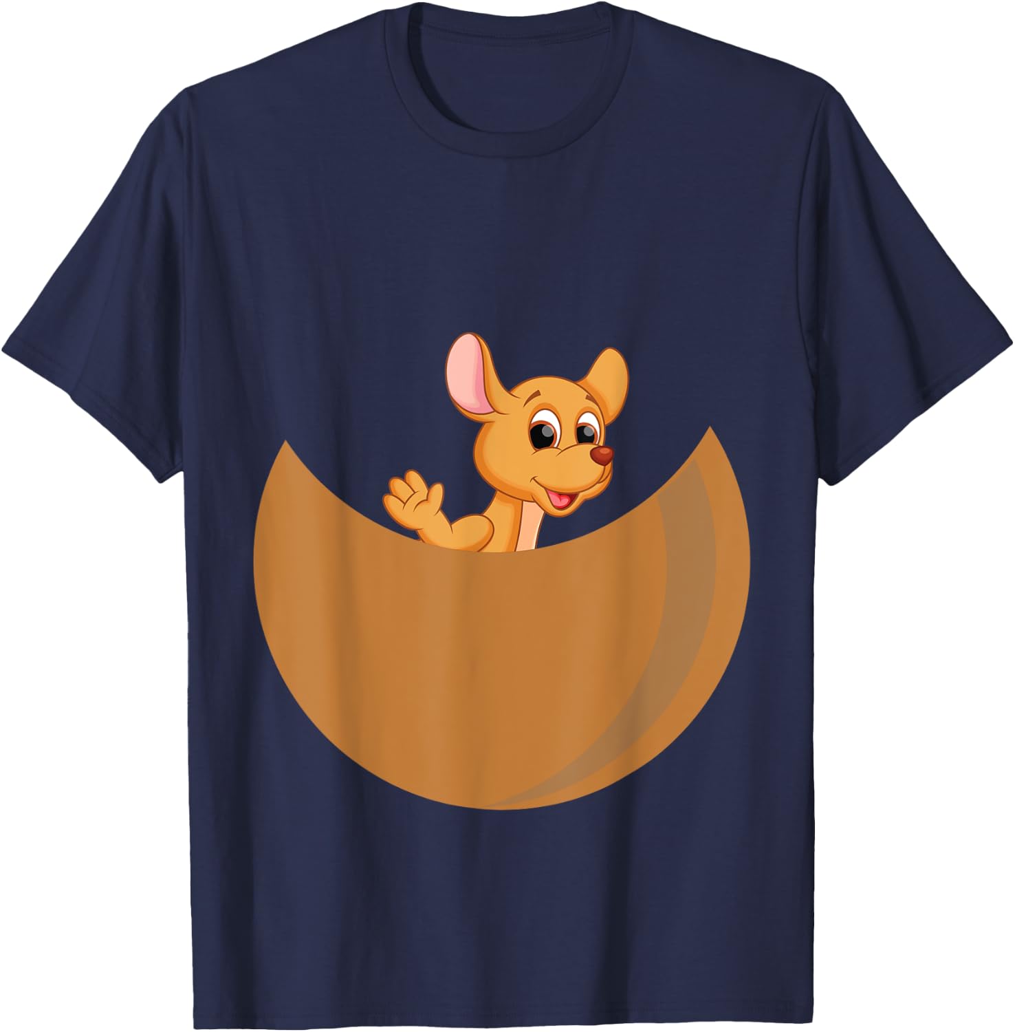 Kangaroo costume Baby kangaroo in pouch girls T-Shirt - T-Shirt | Navy