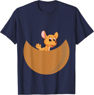Kangaroo costume Baby kangaroo in pouch girls T-Shirt - T-Shirt | Navy