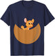 Kangaroo costume Baby kangaroo in pouch girls T-Shirt - T-Shirt | Navy