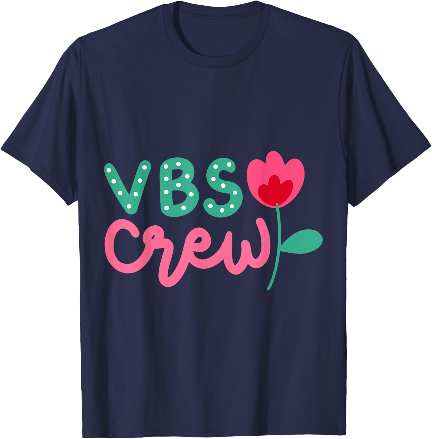 VBS Crew Faith-Based Gathering Sunday School Teacher Women T-Shirt - T-Shirt | Navy