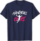Damen Handball Girl Player Handballer Ball Sports Team Coach Spiel T-Shirt - T-Shirt | Navy