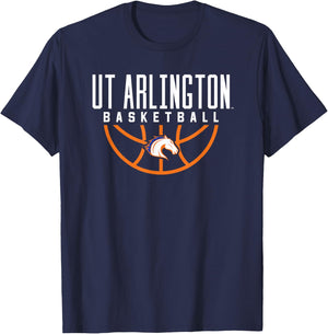University of Texas at Arlington UTA Mavericks Basketball T-Shirt - T-Shirt | Navy