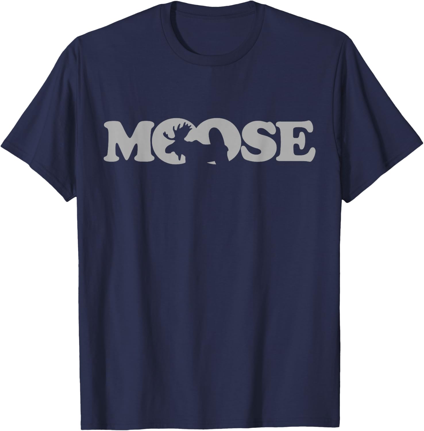 Moose Lover Apparel - Moose T-Shirt - T-Shirt | Navy