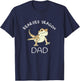 Bearded Dragon Dad Beardie T-Shirt - T-Shirt | Navy