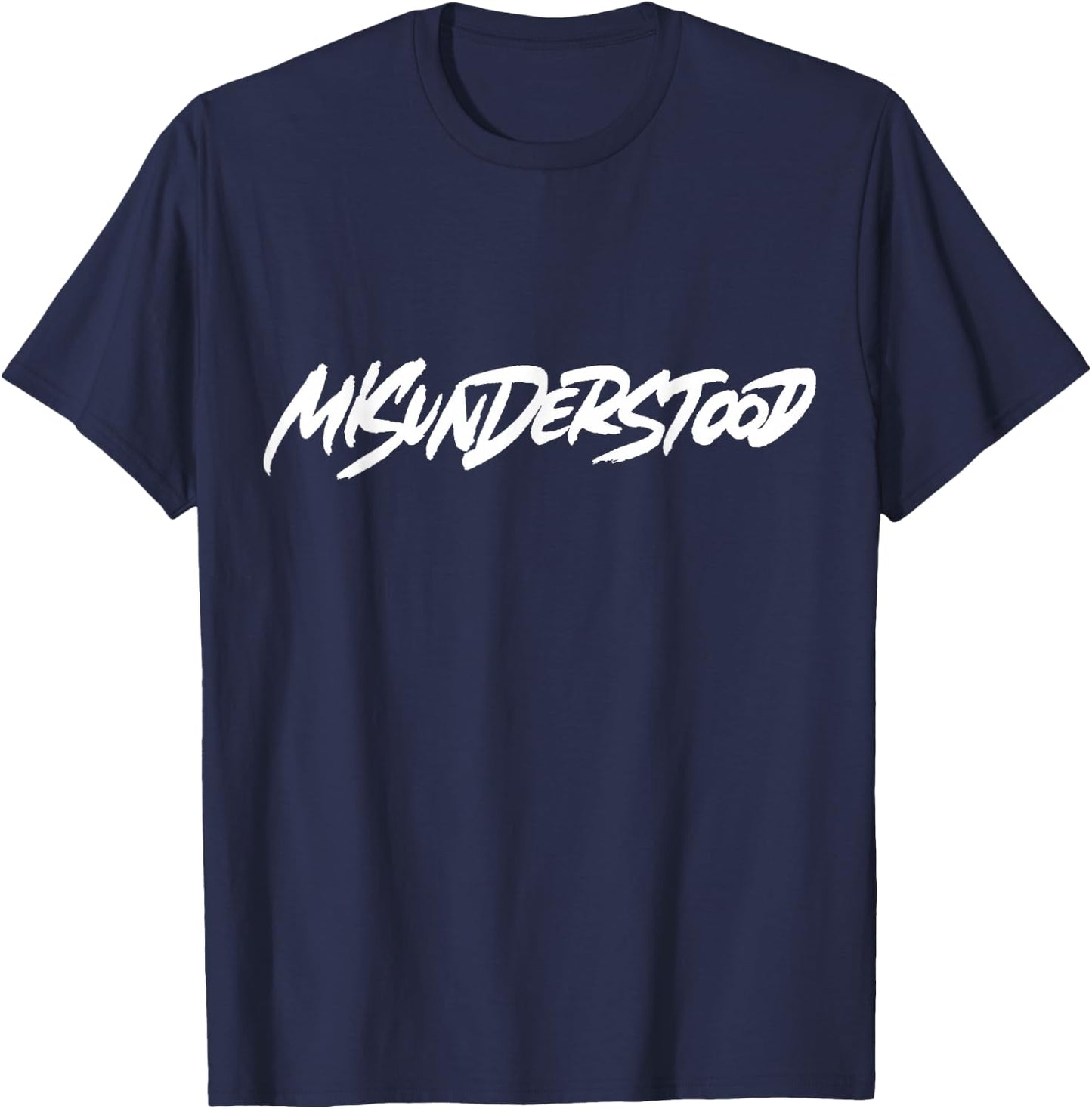 Misunderstood lettering design T-Shirt - T-Shirt | Navy