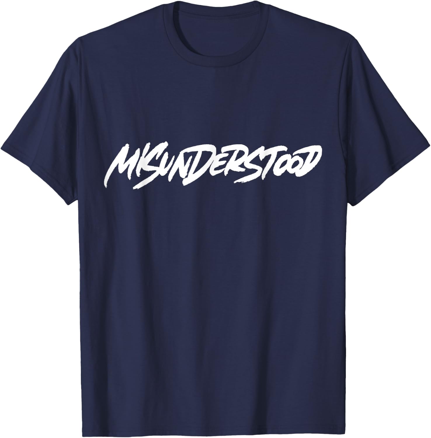 Misunderstood lettering design T-Shirt - T-Shirt | Navy