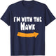 I'm with the Hawk Funny Lazy Halloween Costume T-Shirt - T-Shirt | Navy