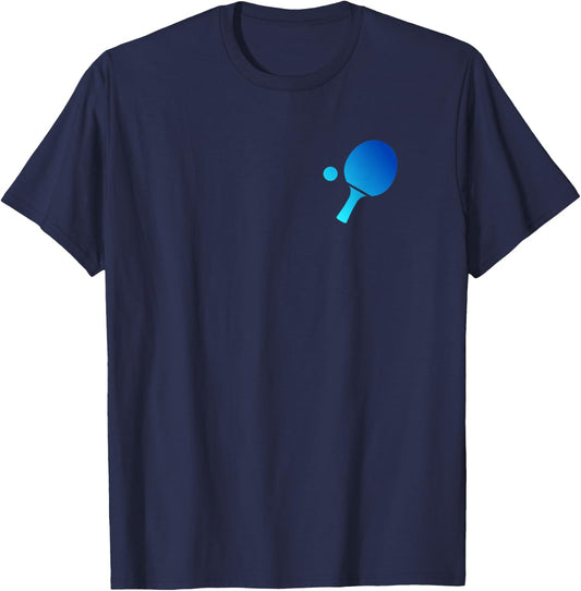 Table Tennis Bat Table Tennis Bat Blue Table Tennis , black T-Shirt - T-Shirt | Navy