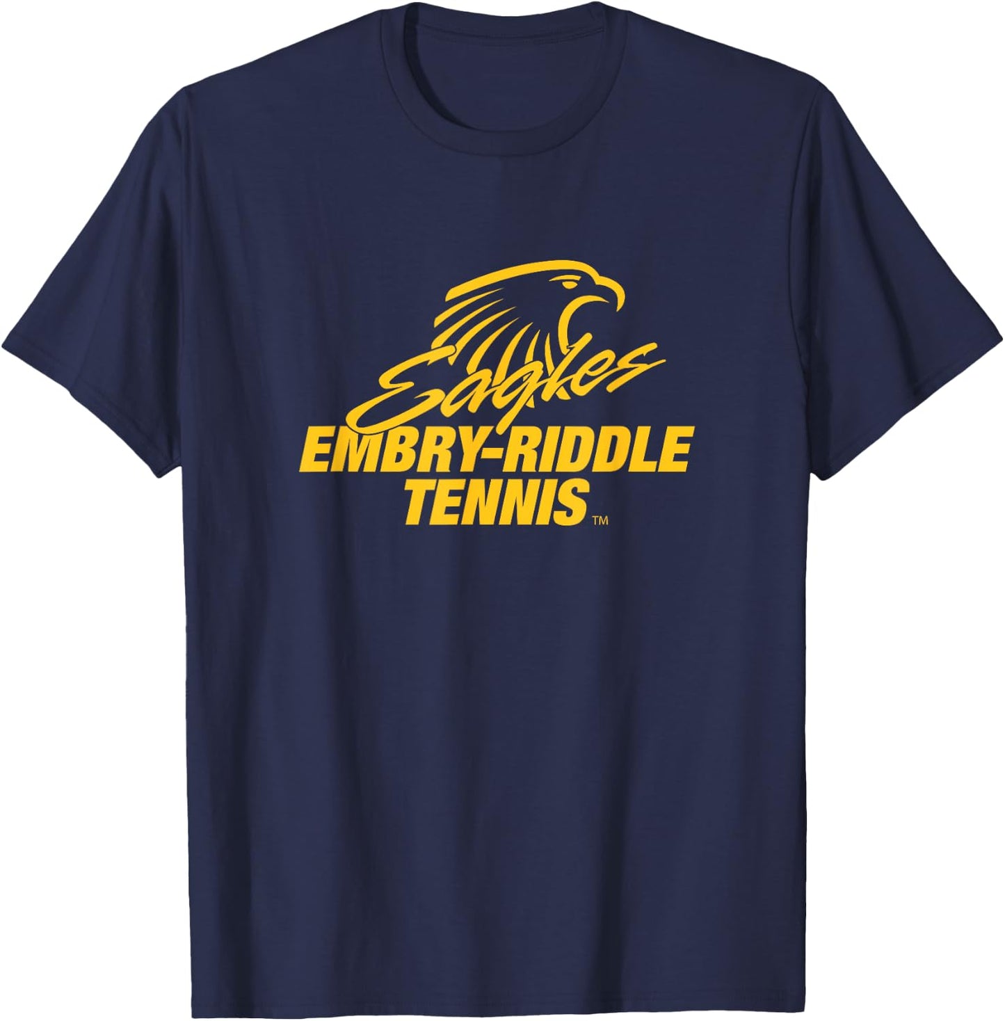 Embry-Riddle Aeronautical Eagles Tennis Sports Fan T-Shirt - T-Shirt | Navy