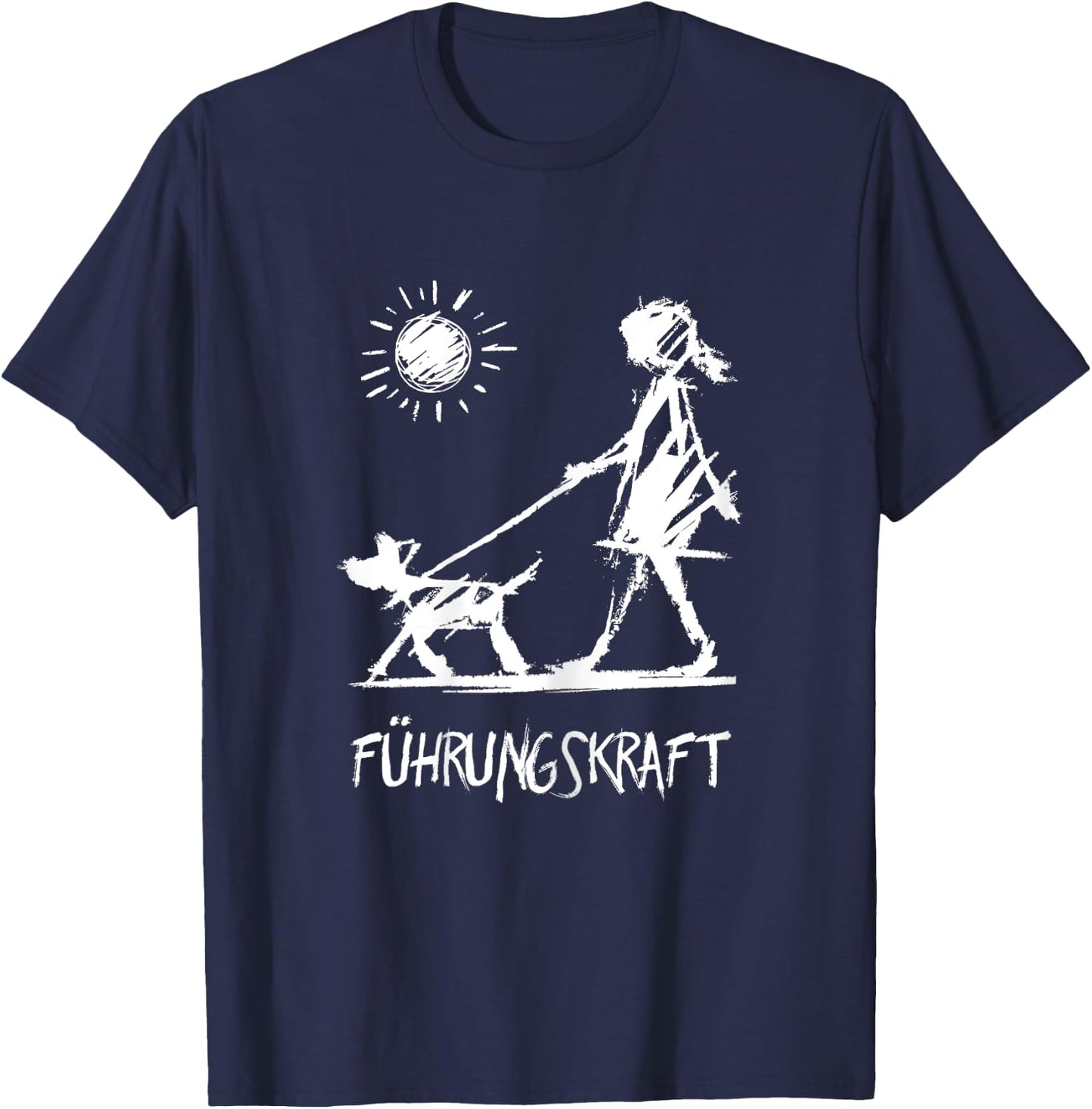 Frührungskraft Funny Dog Sayings with Print Women's , black T-Shirt - T-Shirt | Navy