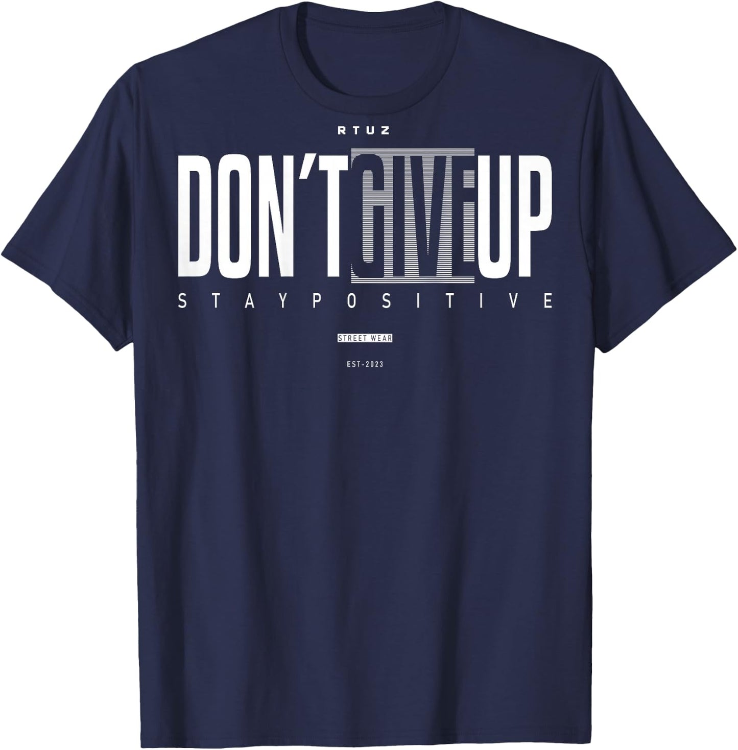 Backprint Fashion Y2K Fitness Gym Accessories Strength Sports Yoga Sports T-Shirt - T-Shirt | Navy