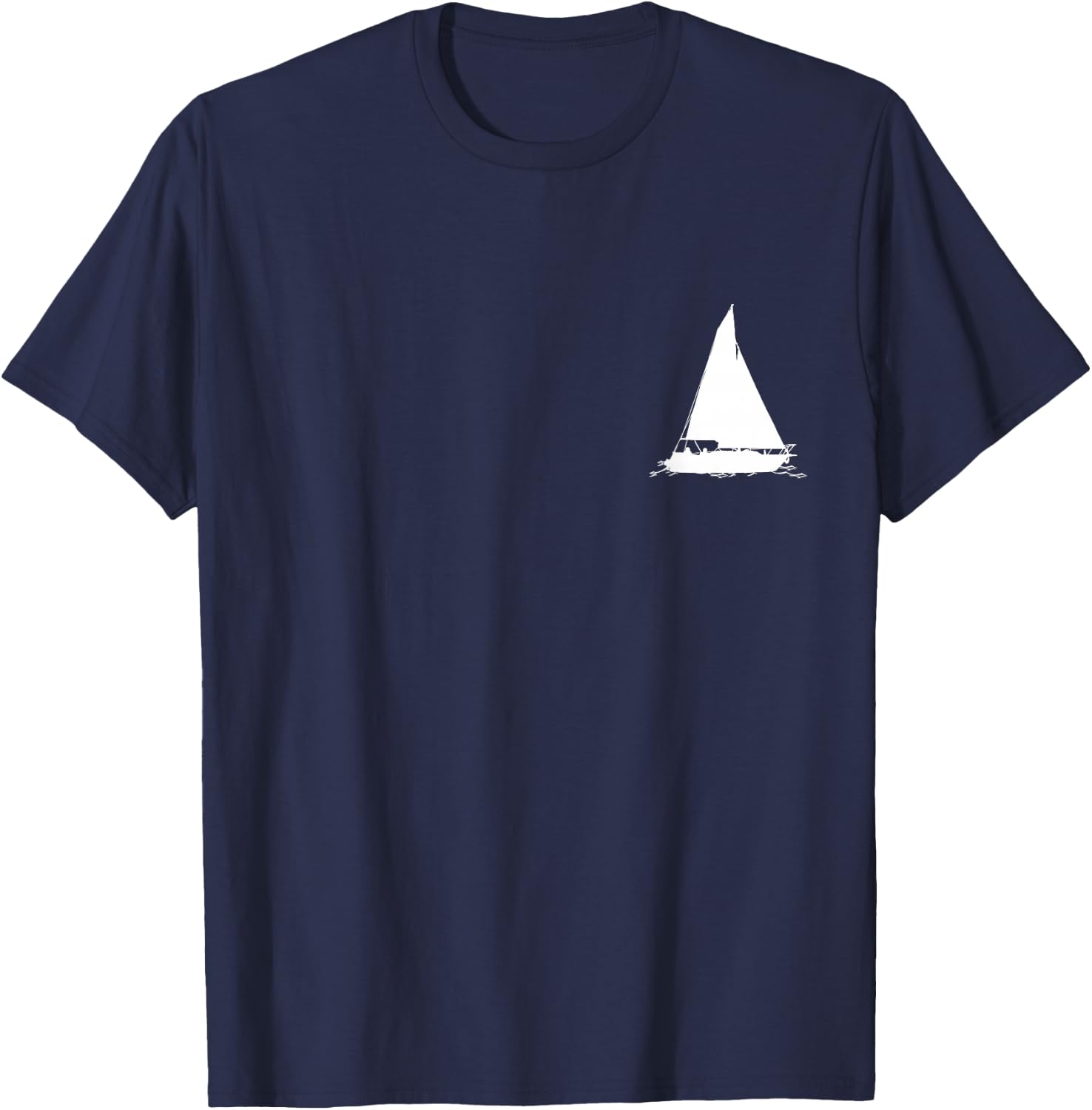 Sailing Vintage Sail Boat Sailor T-Shirt - T-Shirt | Navy
