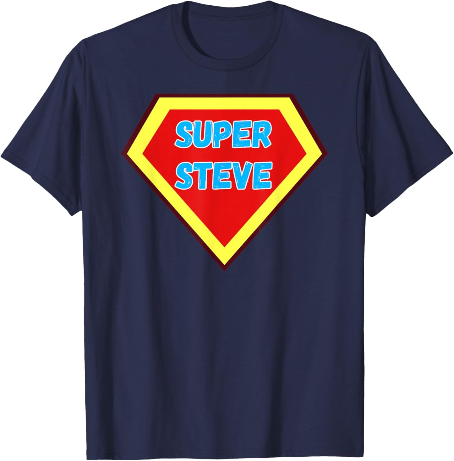 Fun Graphic-Super Steve T-Shirt - T-Shirt | Navy