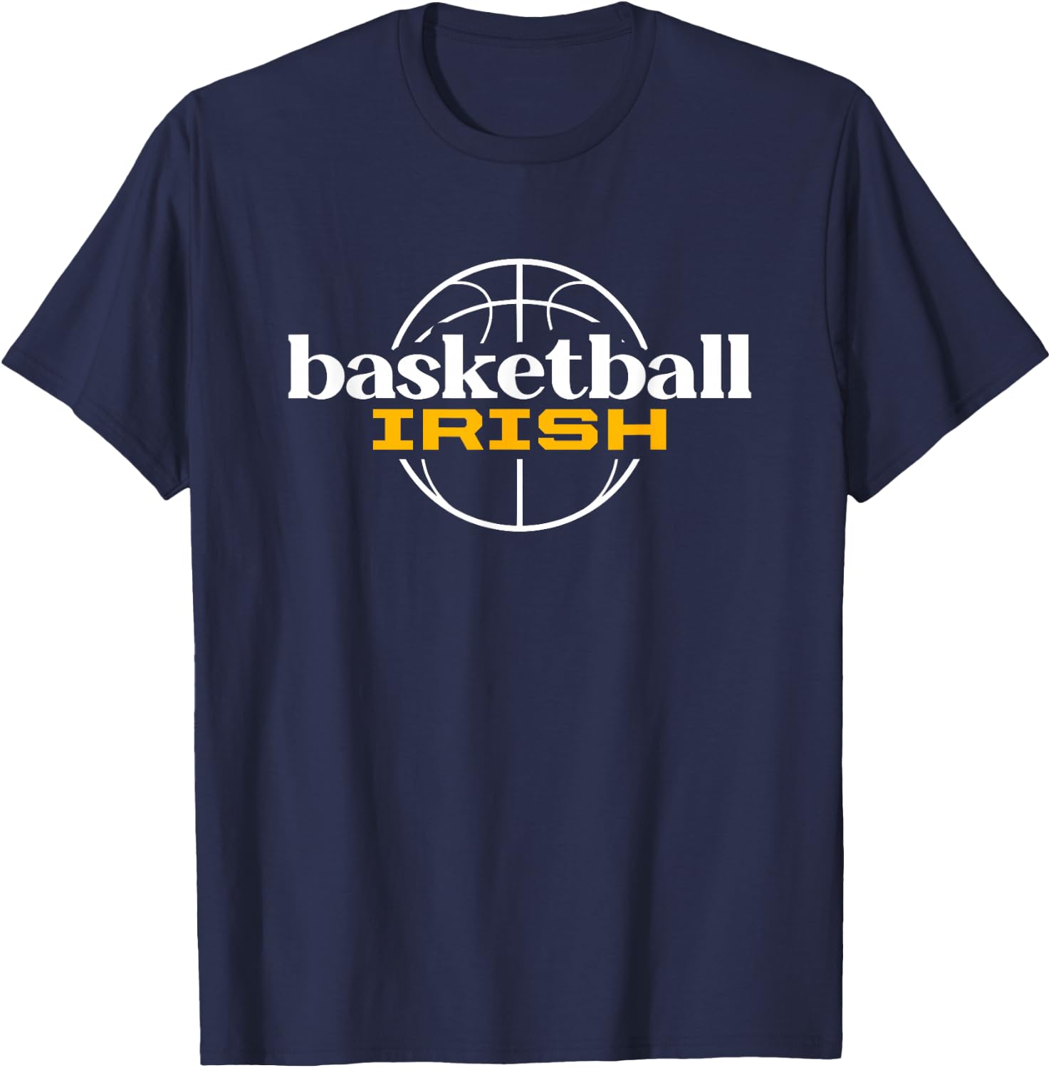Notre Dame Irish Basketball T-Shirt - T-Shirt | Navy