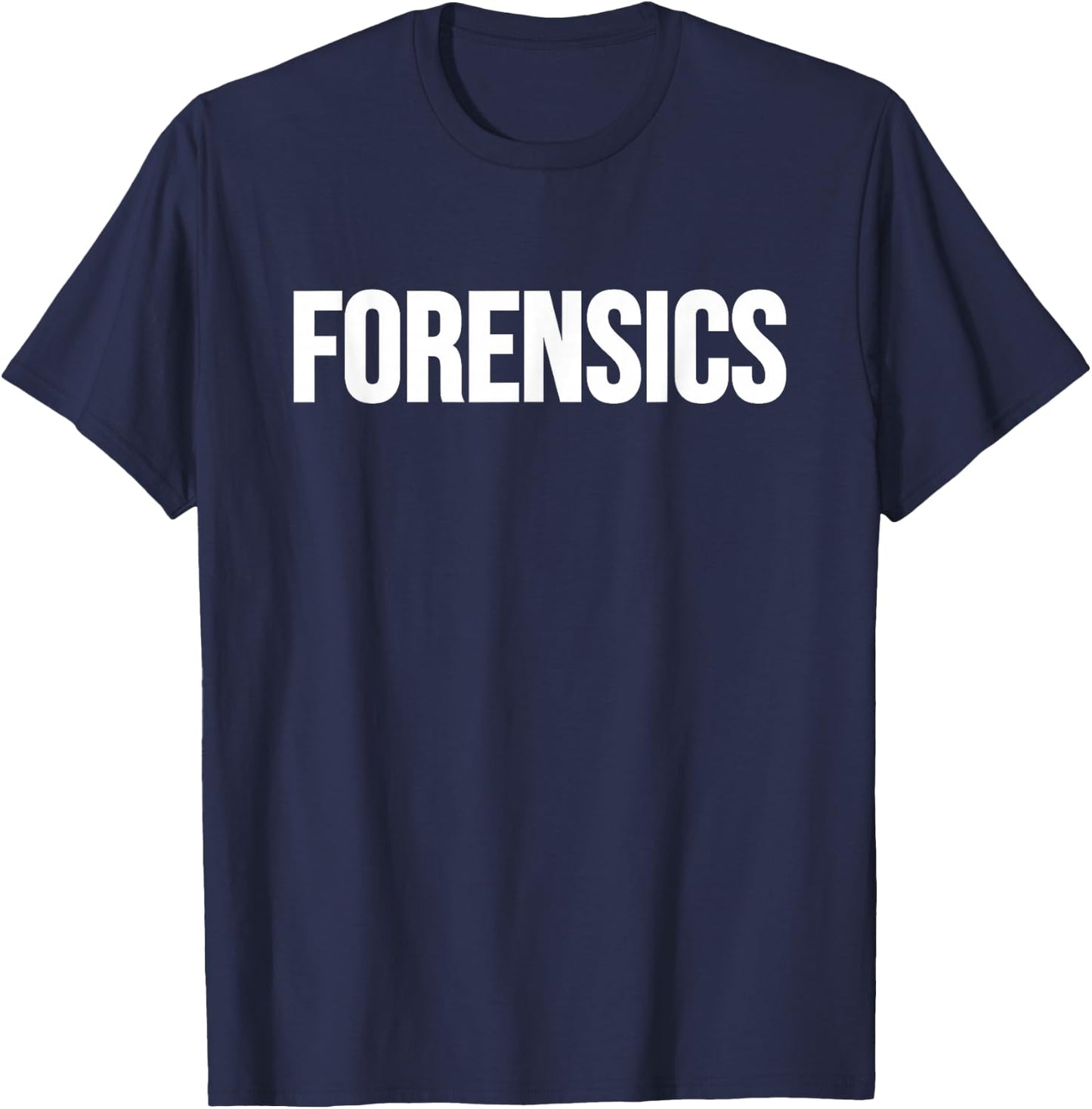 Uniform-kostüm- Für Forensik, Polizei, Kriminalpolizei T-Shirt - T-Shirt | Navy