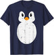 Penguin Face Costume Cute Animal Men Women Boys Girls Kids T-Shirt - T-Shirt | Navy