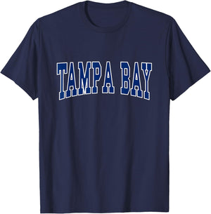 Tampa Bay - Hometown Pride - Throwback Design - Classic T-Shirt - T-Shirt | Navy