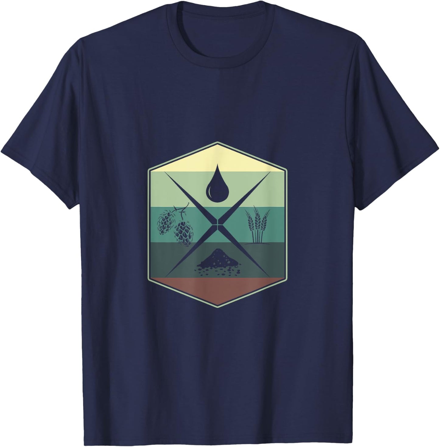 Craft Beer Technology Craft Beer T-Shirt - T-Shirt | Navy