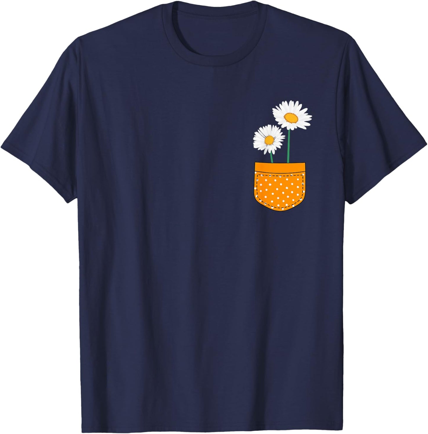 Gänseblümchen Blumenliebhaber Blumenkinder Gänseblume T-Shirt - T-Shirt | Navy