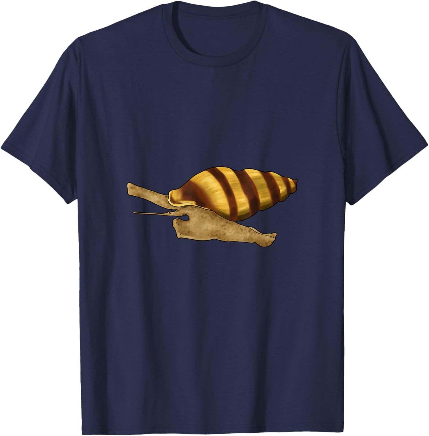 Drawing of a assassin snail T-Shirt - T-Shirt | Navy