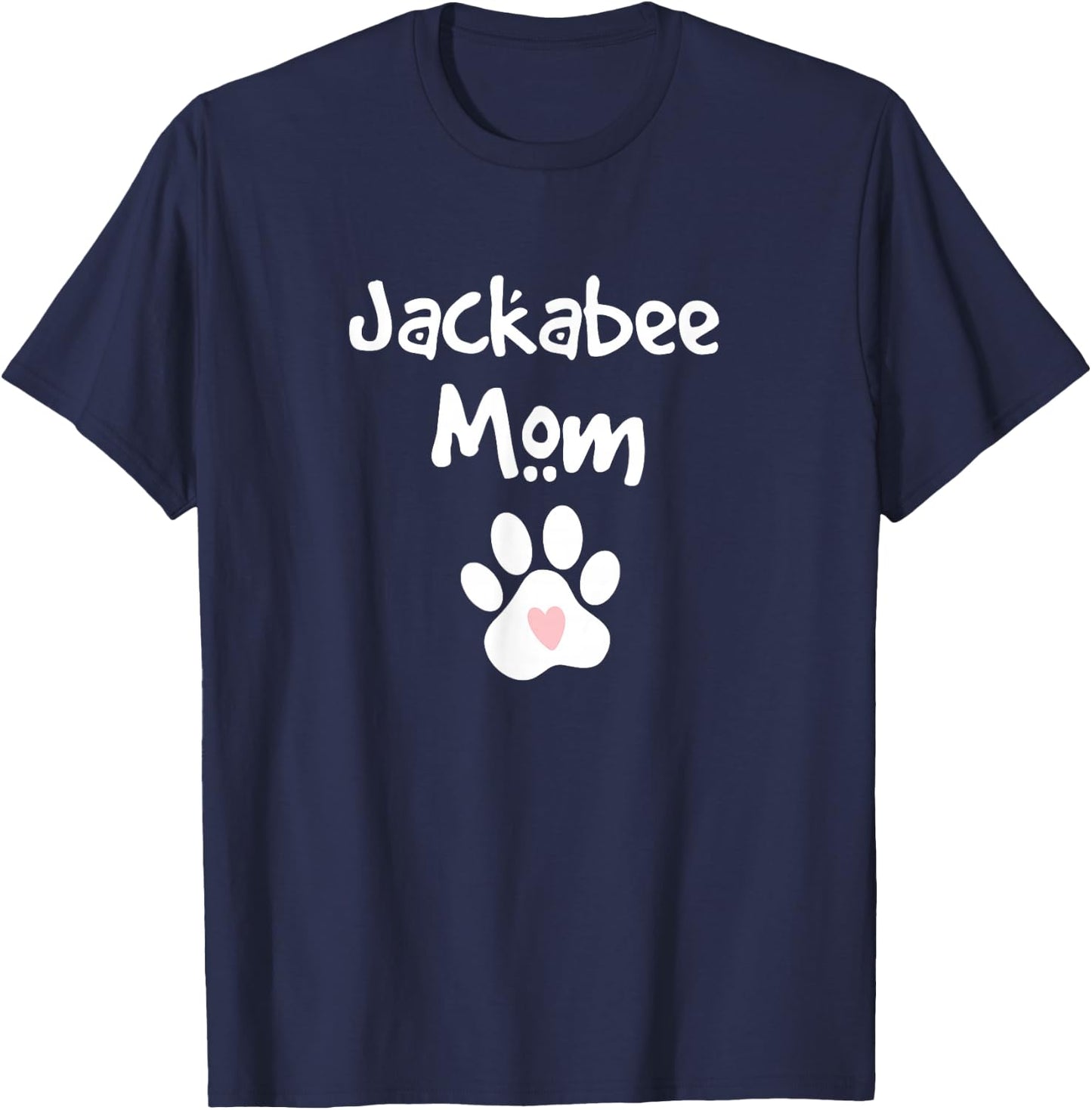 Jackabee Mom Beagle Jack Russell Terrier Mix Breed Dog T-Shirt - T-Shirt | Navy