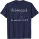 Fibonacci, As Easy As 1, 1, 2, 3 T-Shirt - T-Shirt | Navy