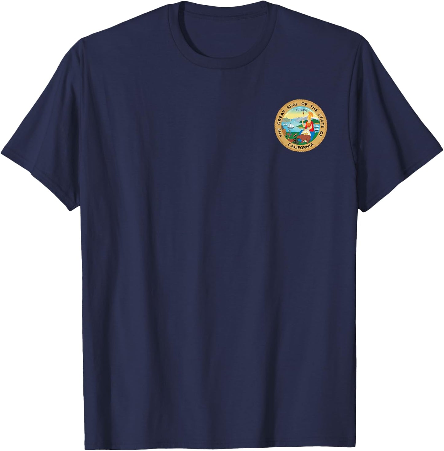 California State Seal Symbol T-Shirt - T-Shirt | Navy