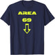 20th Century Fox Television Solar Opposites Terry Area 69 - -Adults, -Kids - Black - Short Sleeve - - Classic Fit - Cotton Blend - Licensed Design - Size: Small T-Shirt - T-Shirt | Navy