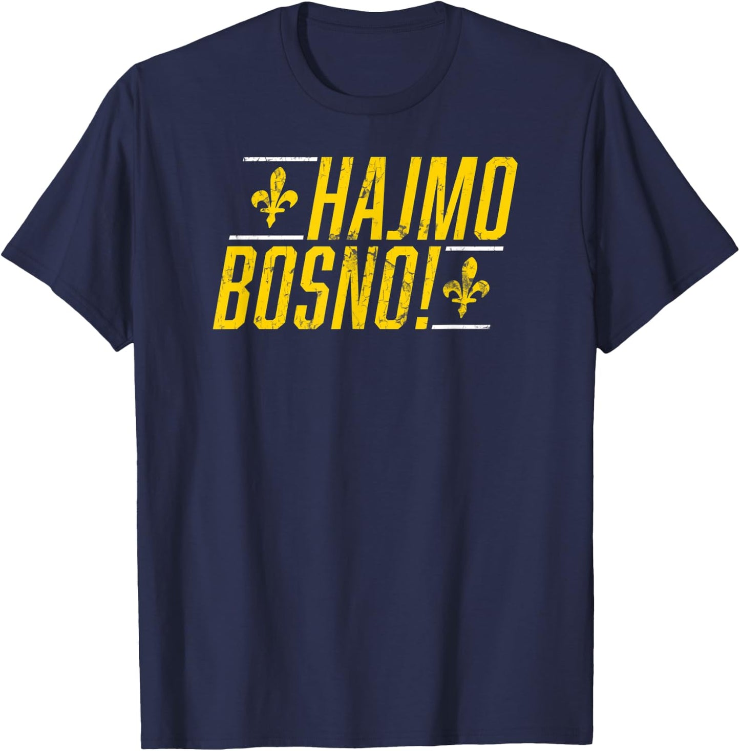 Soccer Teez: Bosnien / BIH Soccer T-Shirt - T-Shirt | Navy