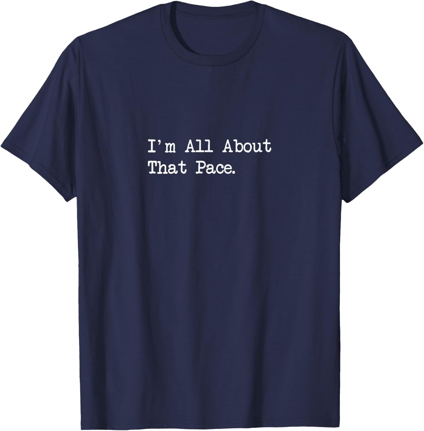 All About That Pace Running T-Shirt - T-Shirt | Navy