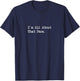 All About That Pace Running T-Shirt - T-Shirt | Navy