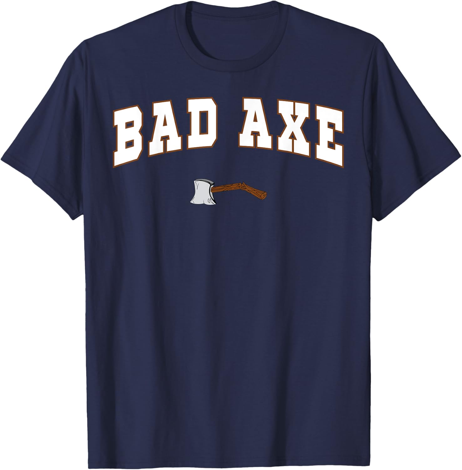 Bad Axe High School Hatchets T-Shirt - T-Shirt | Navy