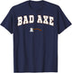 Bad Axe High School Hatchets T-Shirt - T-Shirt | Navy