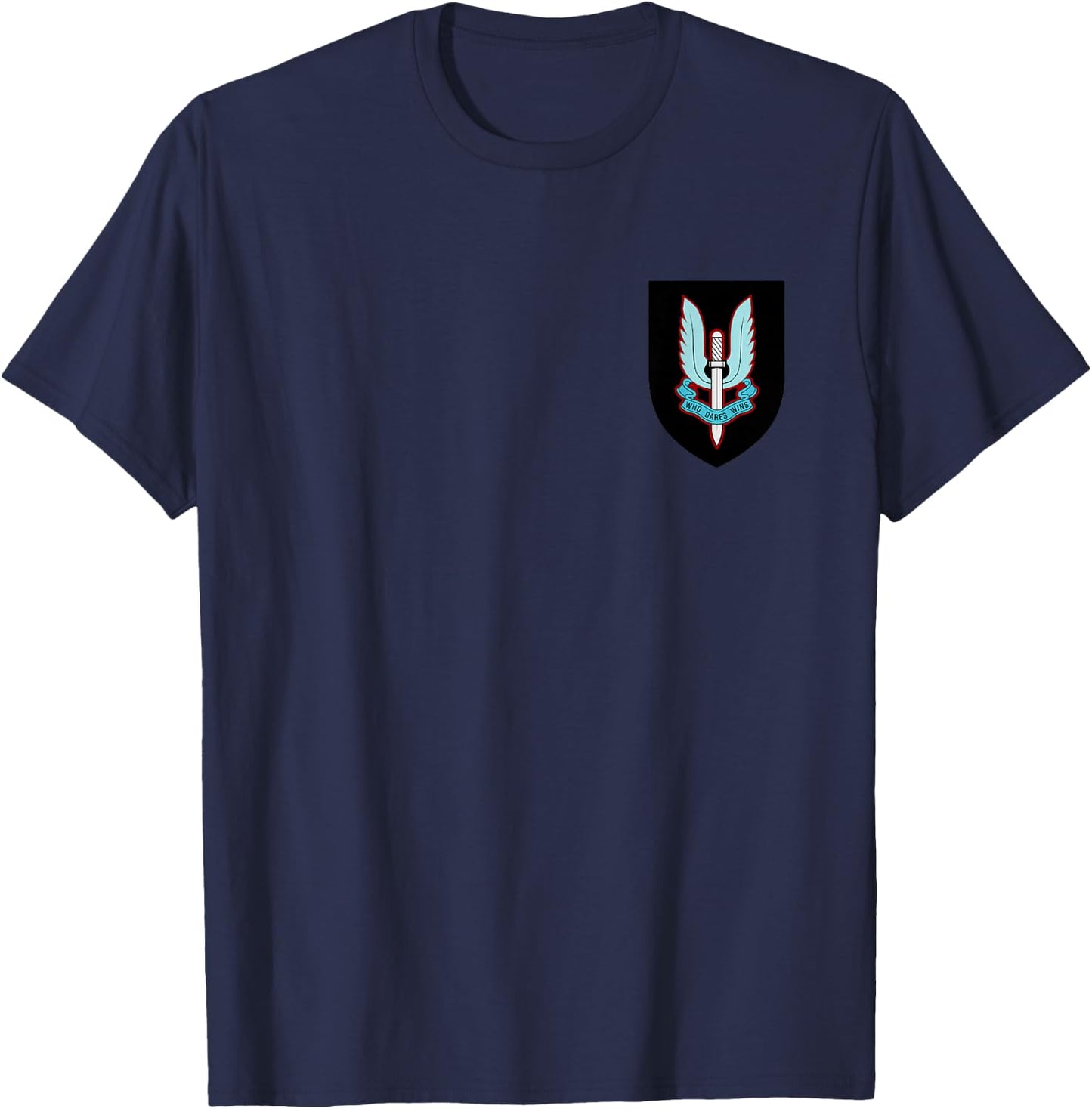Uk Sas Special Air Service British Army Special Forces T-Shirt - T-Shirt | Navy